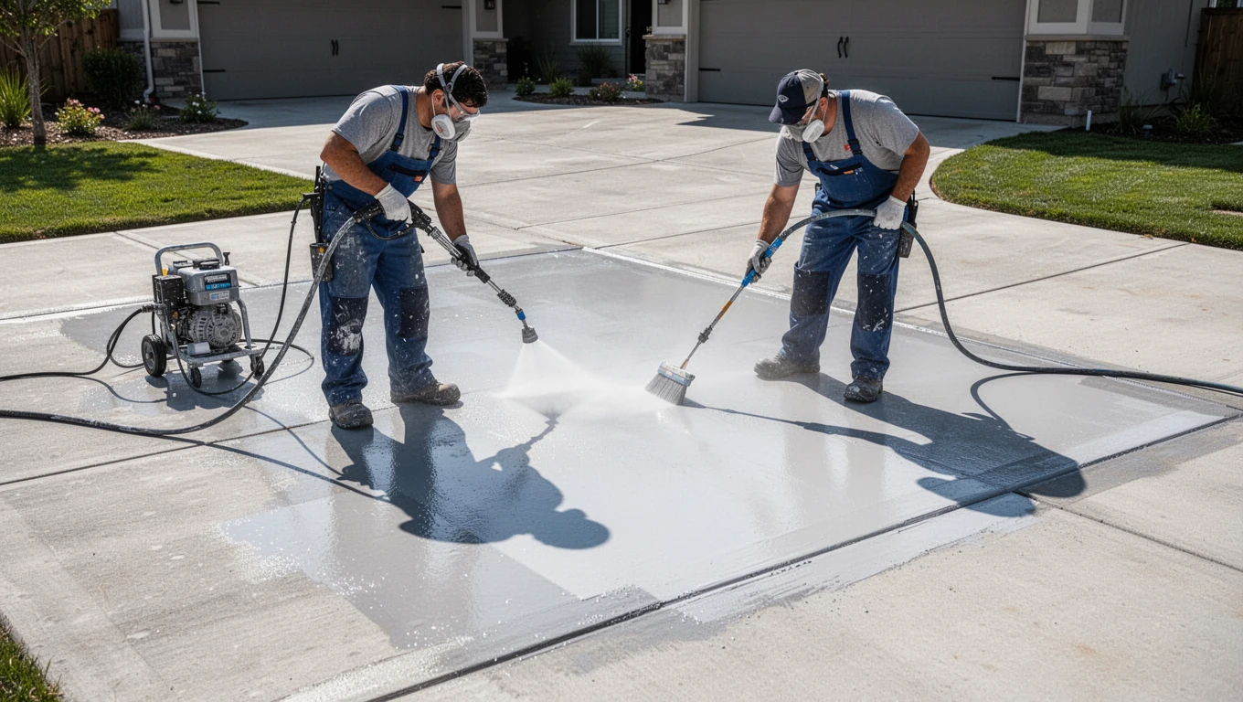Concrete & Driveway Painting