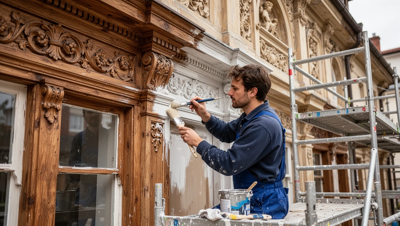 Heritage Building Restoration Painting